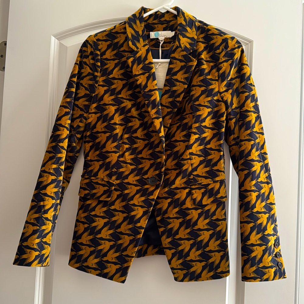 Velvet blazer by Boden NWT